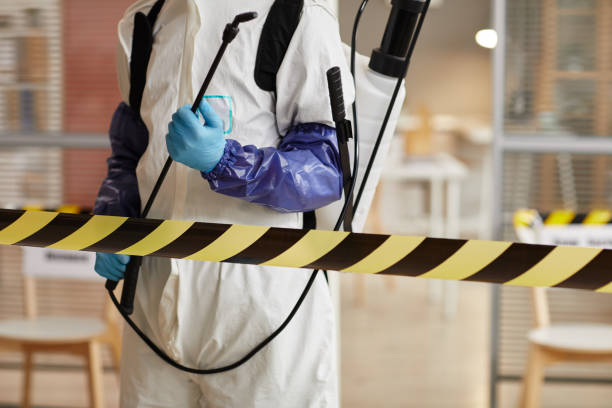 Professional Sewage Cleanup technician working in Matawan, NJ